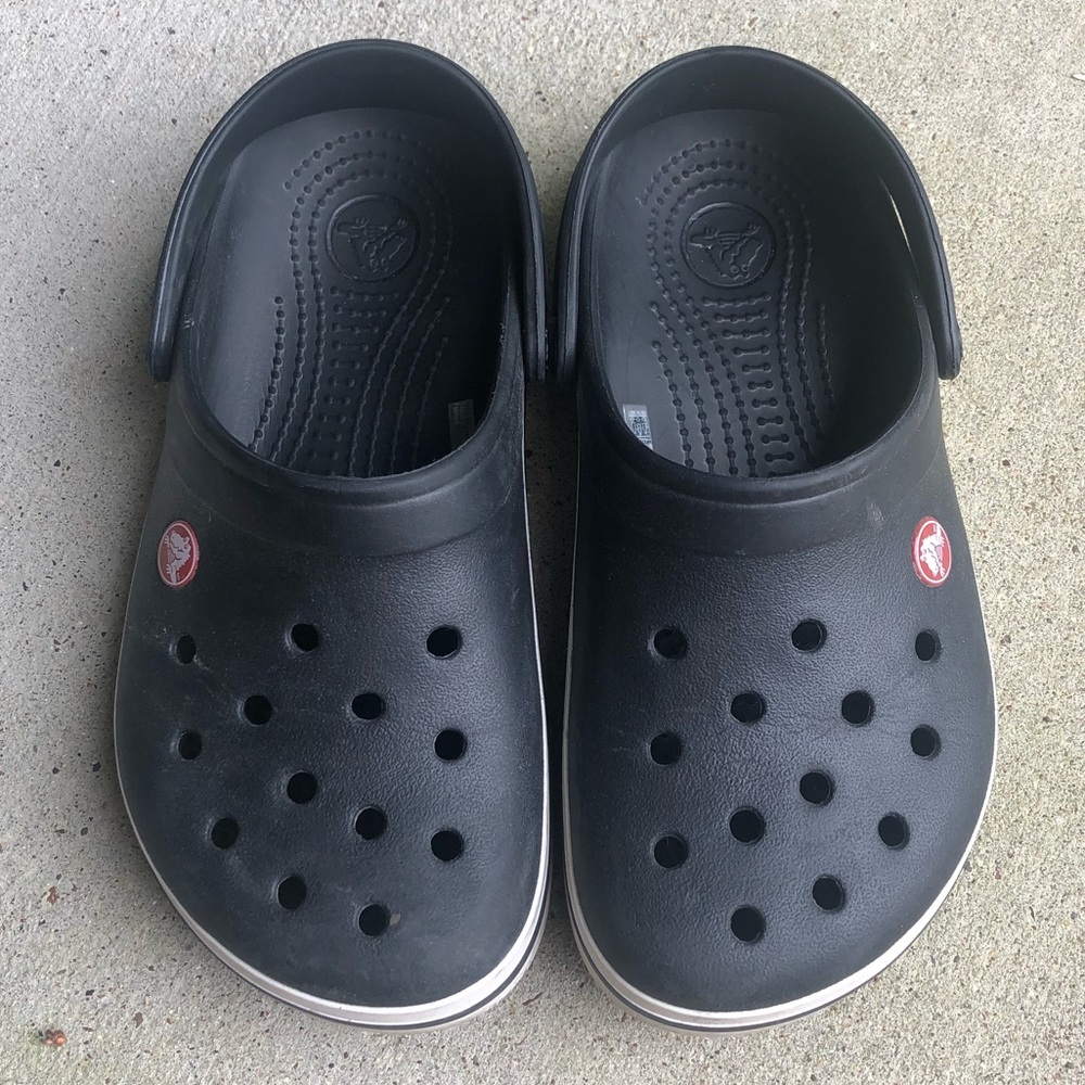 Unisex Black Crocs Clogs